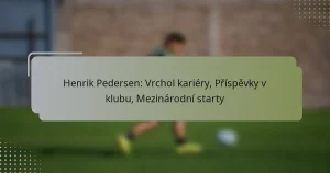 Henrik Pedersen: Vrchol kariéry, Příspěvky v klubu, Mezinárodní starty